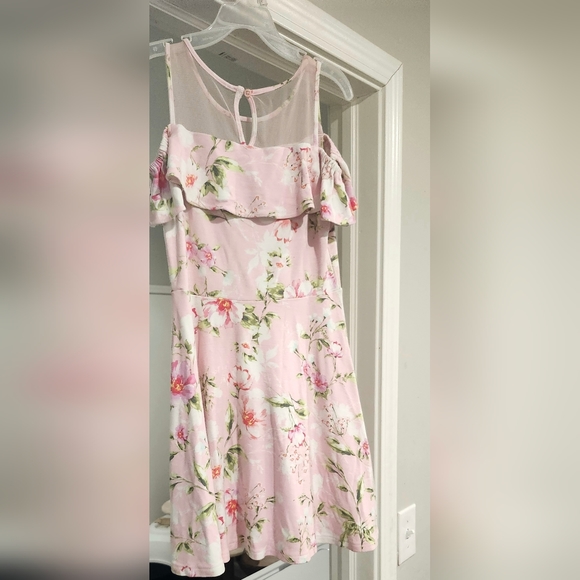 The Children's Place girl's floral dress-L (10/12) - Picture 3 of 3